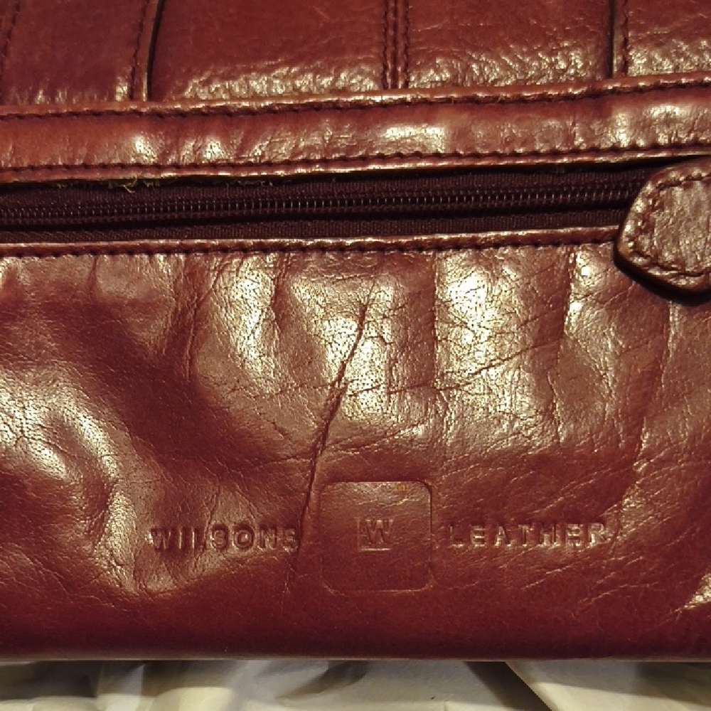 Wilson Burgundy Leather Wallet